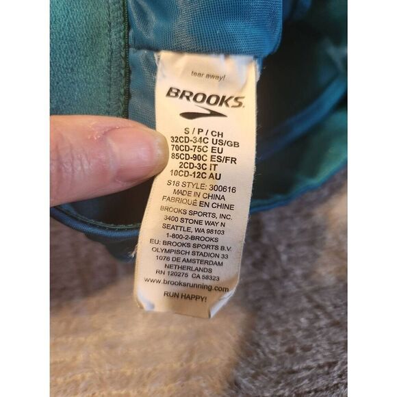 Brooks Moving Comfort Size S 32CD-34C Uplift Crossback Sports Bra - Picture 3 of 4